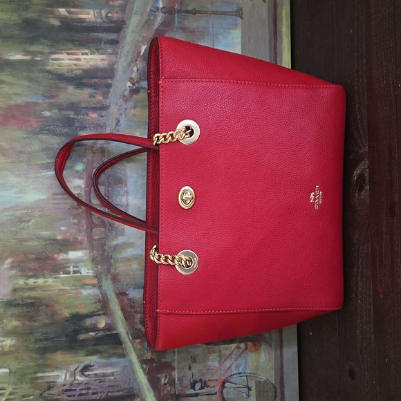 Coach Turn lock chain tote 27 NWT - Picture 1 of 7